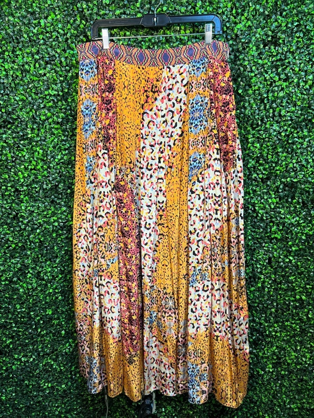 ANTHROPOLOGIE X BHANUNI BY JYOTI PANTHERS | Mixed Media Maxi Skirt - Picture 7 of 12